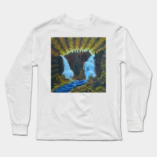 Oil Painting - Underground City. 1993 Long Sleeve T-Shirt